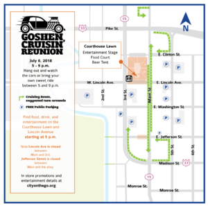 Goshen Cruising Map